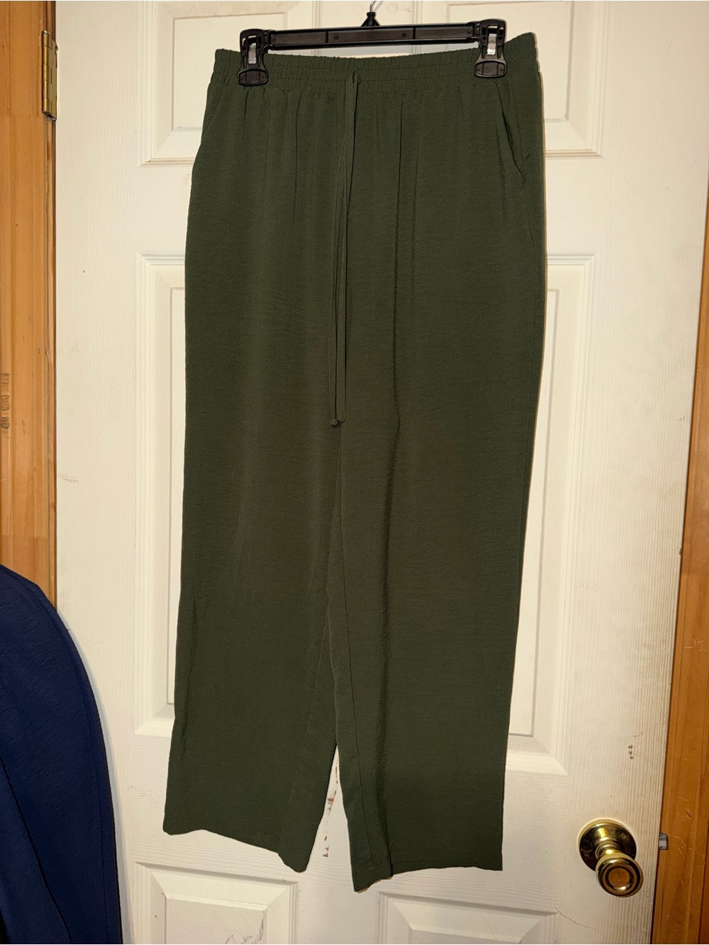 Women's Olive Green Drawstring Joggers